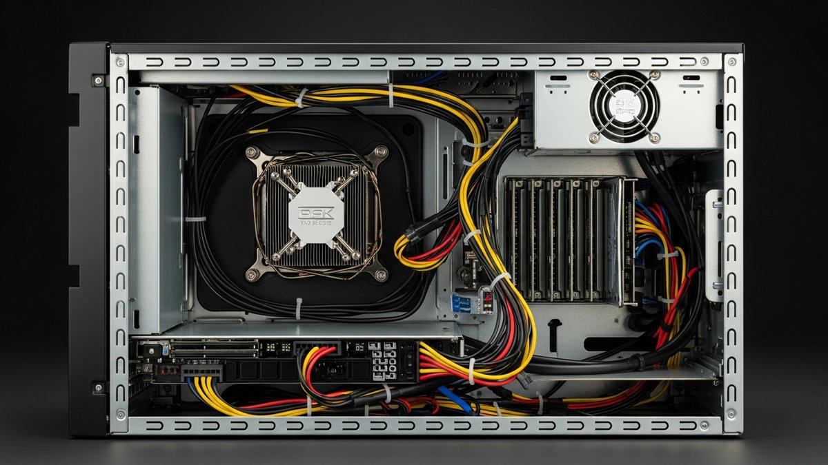 Server chassis interior components