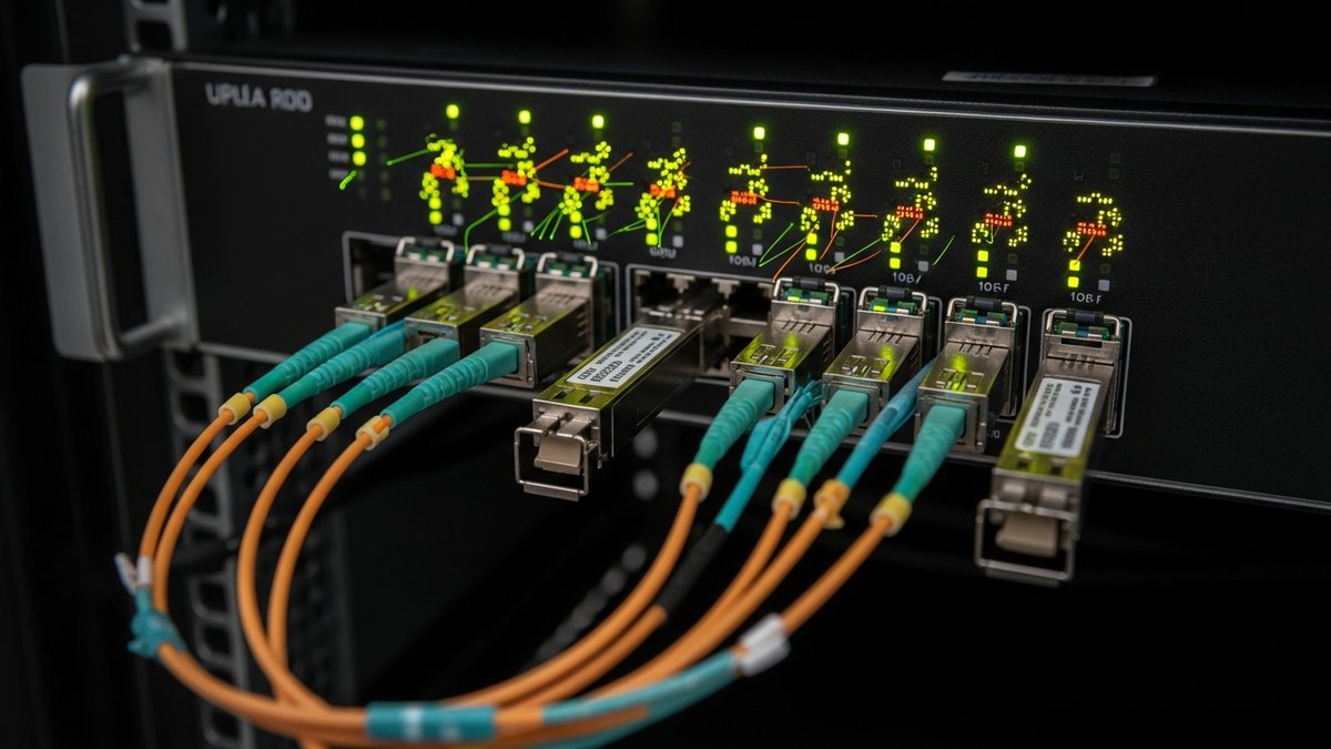 Network switch fiber infrastructure